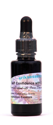 CE d). 'Self confidence with courage'. 20ml pipette & 30ml spray