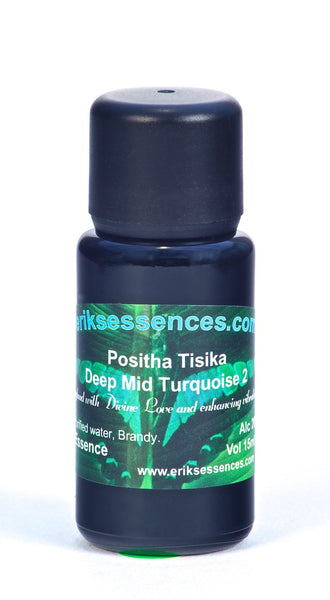 BE 50. Positha Tisika – Deep mid Turquoise 2 Butterfly Essences. 15ml