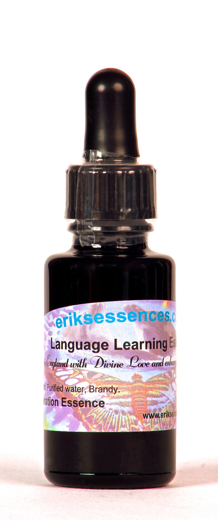 CE g ).   ́Language Learning ́  Essence. 20ml pipette & 30ml spray