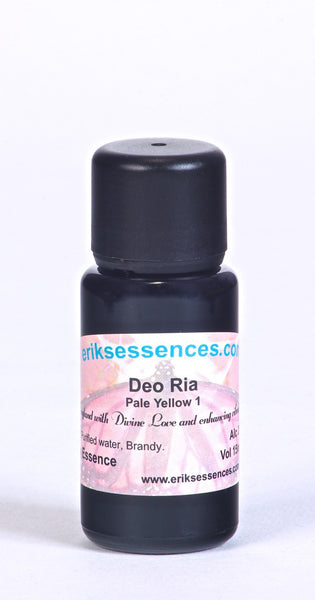 BE 66. DEO RIA – Pale Yellow 1 Butterfly Essence. 15ml