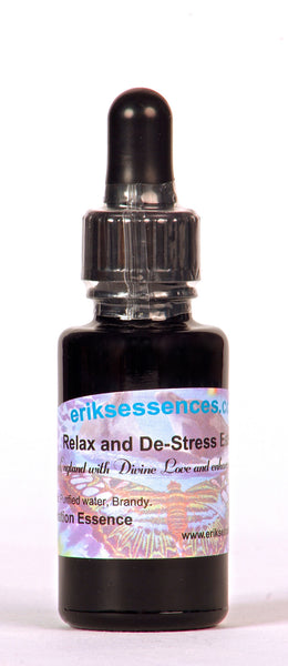 CE a) ‘Relax and de-stress' Essence. 20ml pipette & 30ml spray