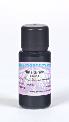 BE 27. Nina Sirion - Silver 3 Butterfly Essences. 15ml